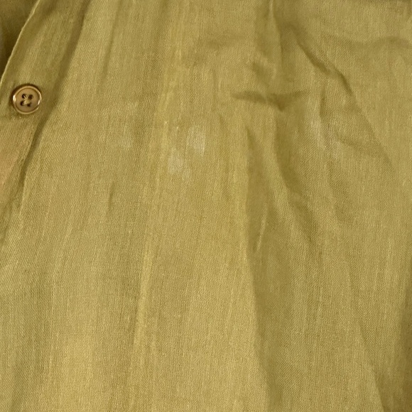 Mes Demoiselles Cotton Oversized Sheer Shirt – Olive Size 1 , FR 38/40 US 10 - Picture 8 of 9
